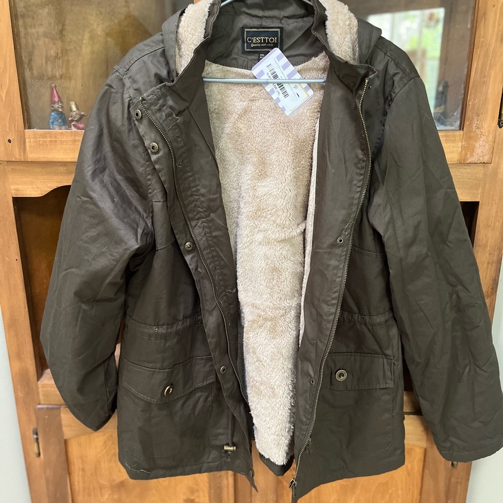 Olive Anorak Jacket